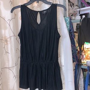 Massimo Ladies Black Sleeveless Blouse SZ M 👚